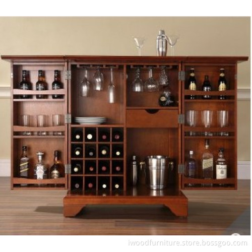 Crosley Lafayette Expandable Bar Cabinet